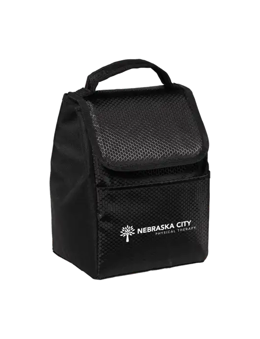 Lunch Bag Black Cooler w/Nebraska City Logo