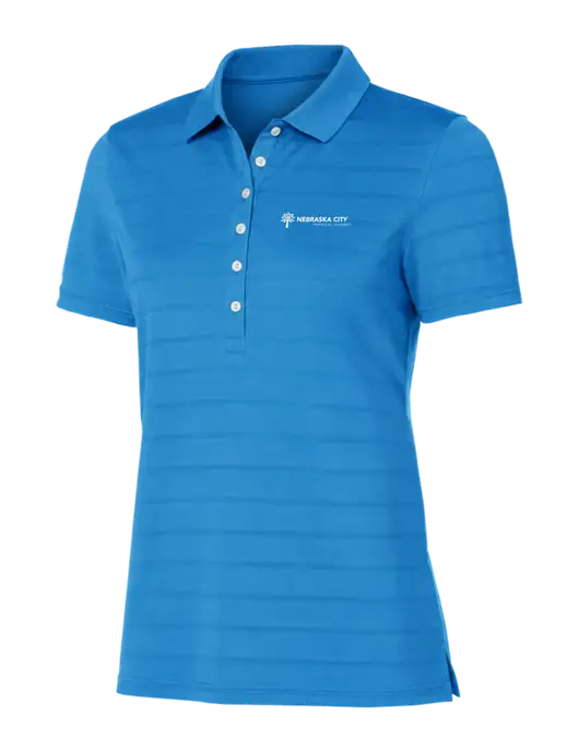 Callaway Womens Royal Blue Ventilated Polo w/Nebraska City Logo