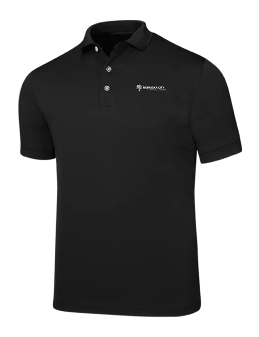 Callaway Ottoman Black Polo w/Nebraska City Logo