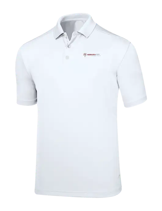 Callaway Core Bright White Performance Polo w/Nebraska City Logo