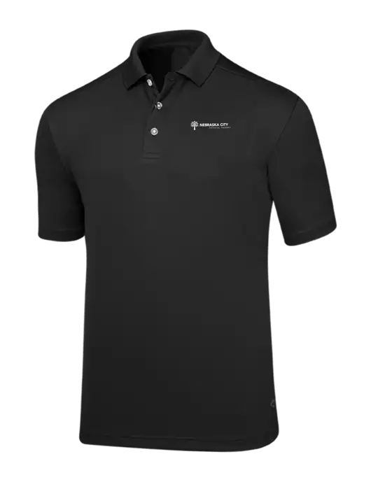 Callaway Core Black Performance Polo w/Nebraska City Logo