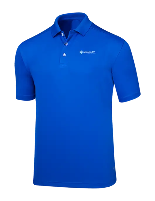 Callaway Core Royal Blue Performance Polo w/Nebraska City Logo
