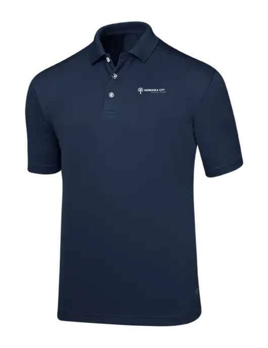 Callaway Core Navy Performance Polo w/Nebraska City Logo