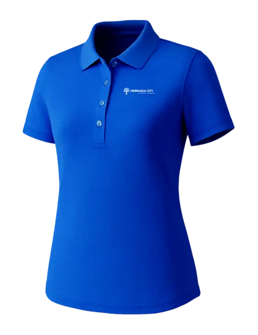 Callaway Womens Core Royal Performance Polo w/Nebraska City Logo