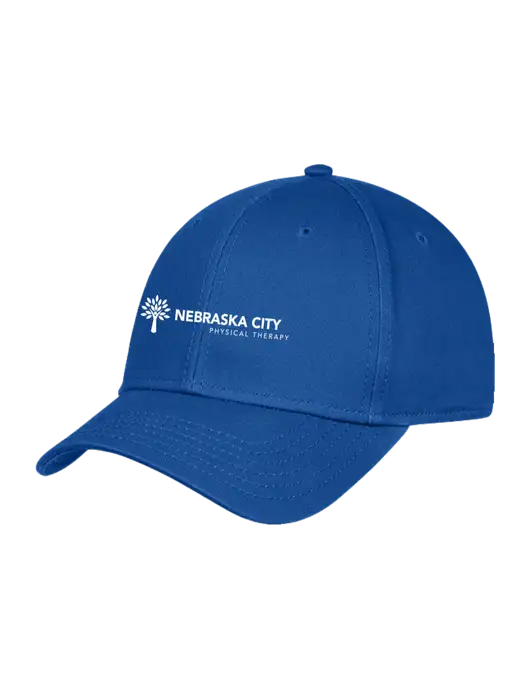 Royal Structured Cap Hook & Loop w/Nebraska City Logo