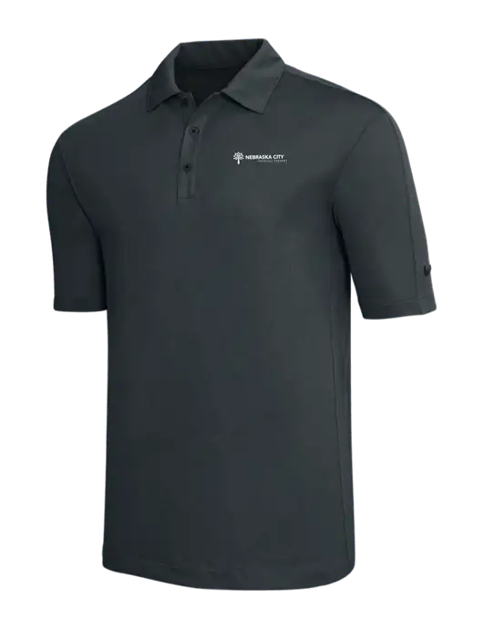 Nike Dark Grey Tech Sport Dri-FIT Polo w/Nebraska City Logo