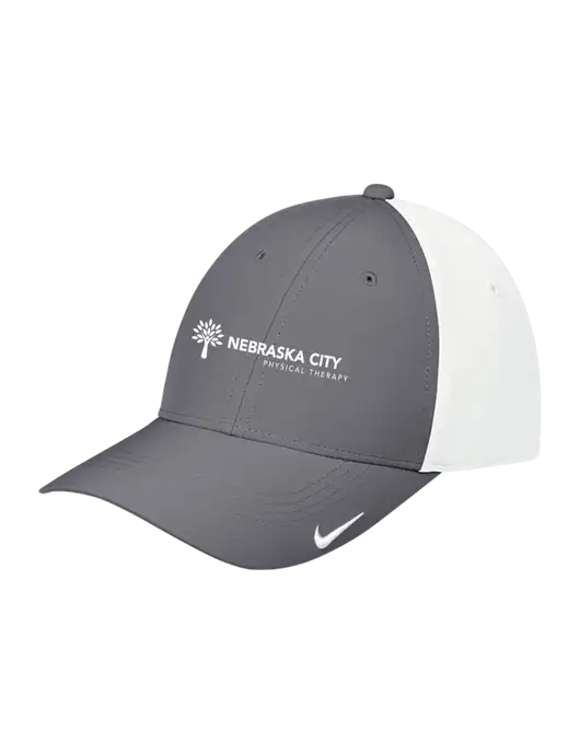 Nike Dark Grey/White Dri-FIT Legacy Cap w/Nebraska City Logo
