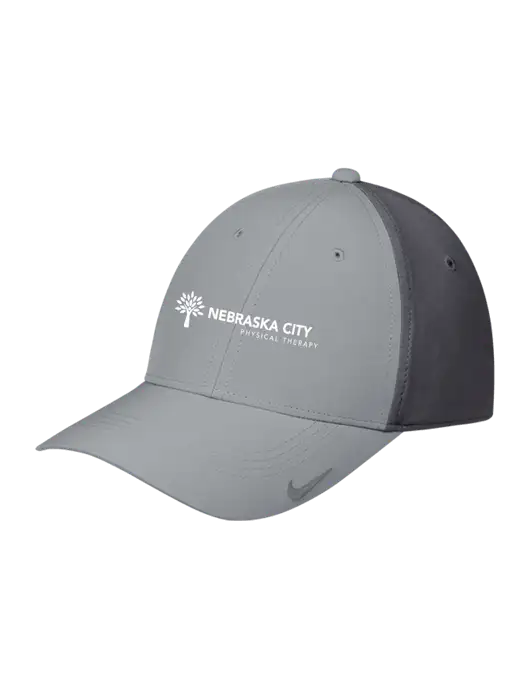 Nike Light Grey/Dark Grey Dri-FIT Legacy Cap w/Nebraska City Logo