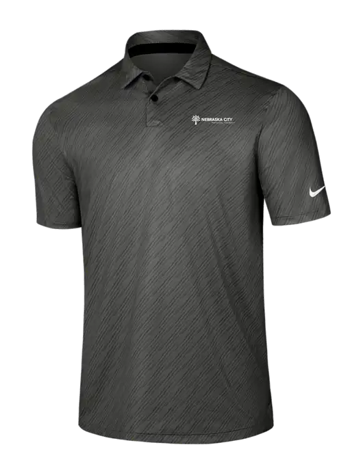 Nike Dark Grey Vapor Dash Polo w/Nebraska City Logo