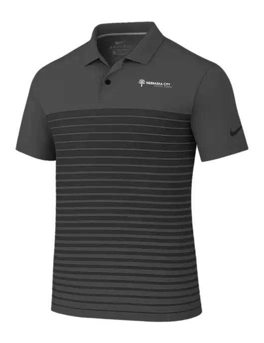 Nike Dark Grey Dri-FIT Vapor Block Polo w/Nebraska City Logo