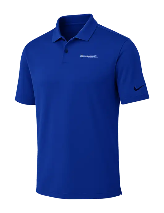 Nike Dark Royal Dri-FIT Vapor Polo w/Nebraska City Logo