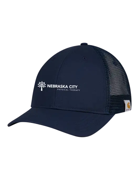 Carhartt Navy Trucker Rugged Pro Series Cap w/Nebraska City Logo