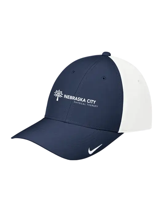 Nike Navy/White Dri-FIT Legacy Cap w/Nebraska City Logo