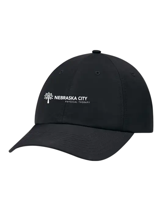 Richardson Relaxed Performance Lite Black Cap w/Nebraska City Logo