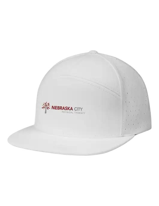Richardson White Cannon Cap w/Nebraska City Logo